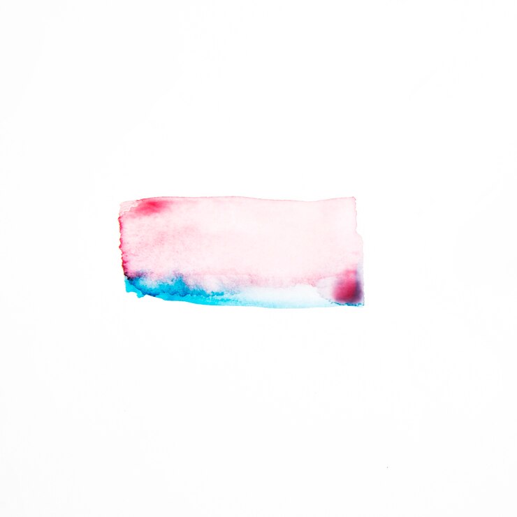 Photo gratuit peinture aquarelle rouge et blanche sur papier