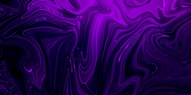 Photo gratuite peinture d'art violet liquide abstrait coloré avec des éclaboussures de couleur et peint l'art moderne