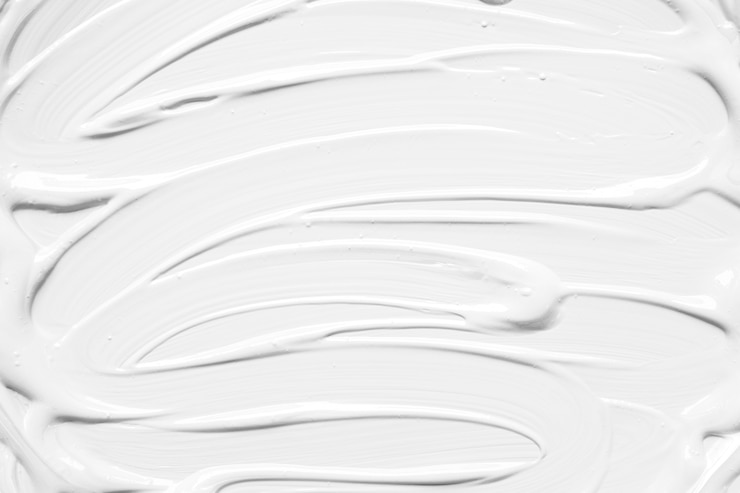 Photo gratuit peinture blanche claire en couches épaisses