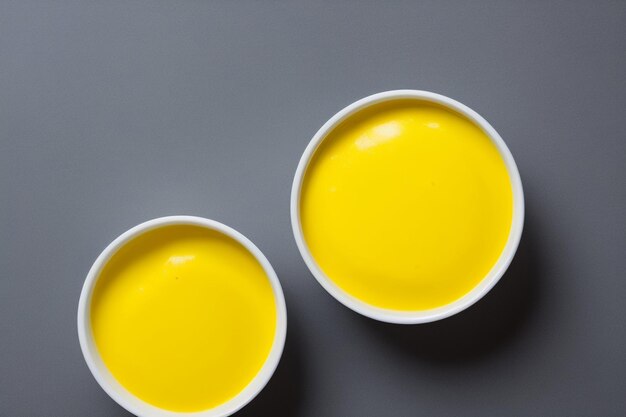 Une peinture jaune et noire peut être utilisée pour créer une peinture jaune et noire