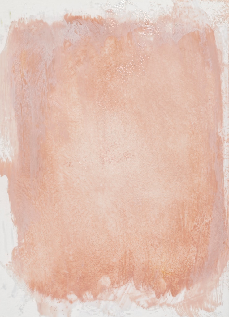 Photo gratuit peinture orange sur une toile