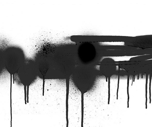 peinture texturée silhouette goutte splat