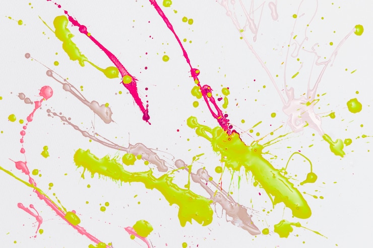 Photo gratuit peintures éclaboussures de couleurs