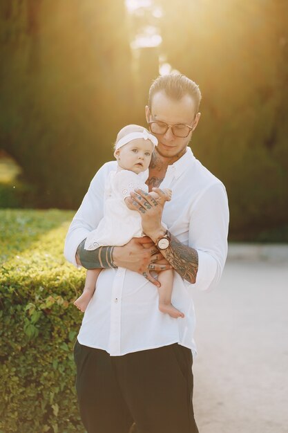 père avec fille