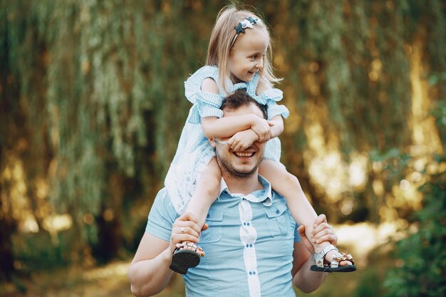 père avec fille