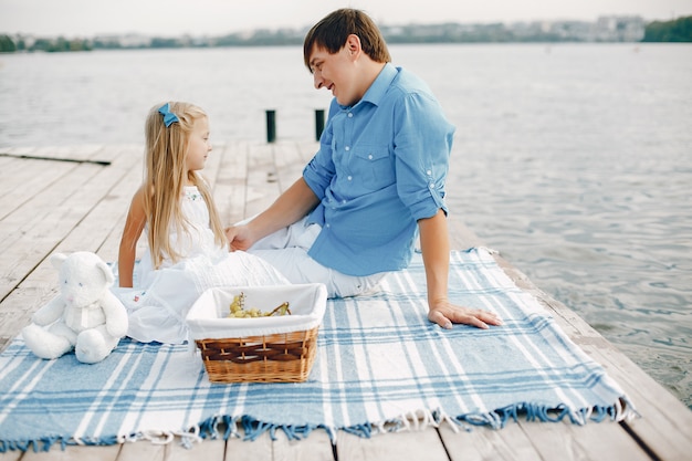 Père avec petite fille