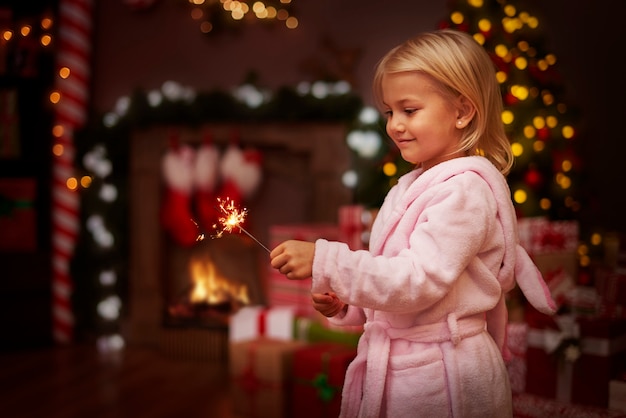 La période de Noël est pleine d'étincelles