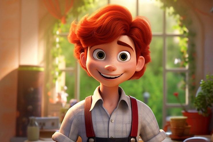 Photo gratuit personnage de dessin animé 3d