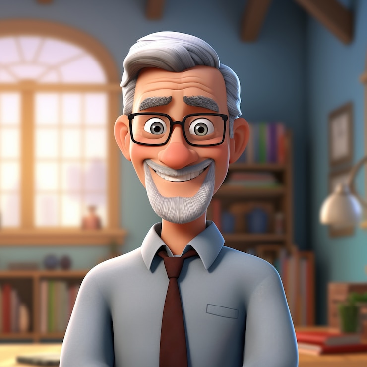 Photo gratuit personnage de dessin animé en 3d
