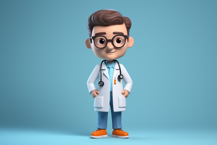 Photo gratuit personnage de dessin animé en 3d