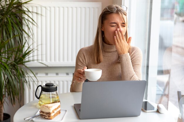 Personne endormie faisant la sieste