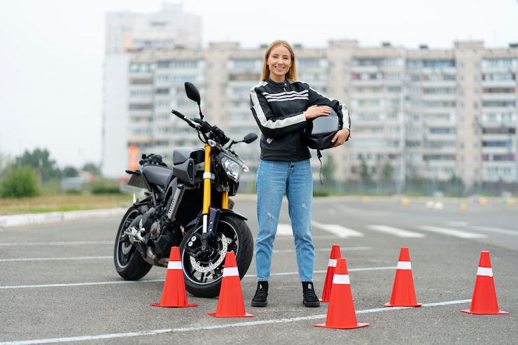 Photo gratuit personne passant l'examen du permis de conduire