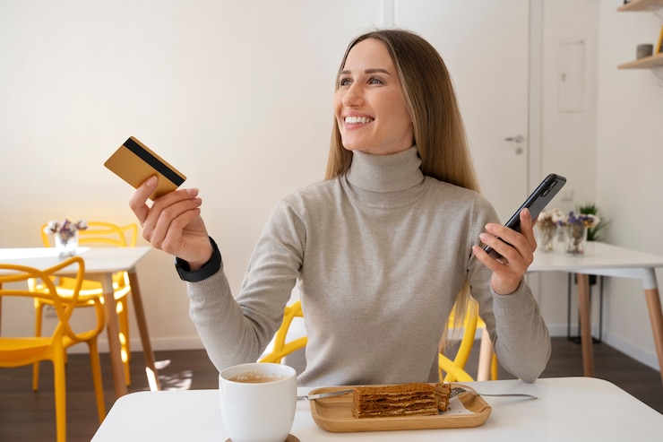 Photo gratuit personne payant à l'aide de la technologie nfc