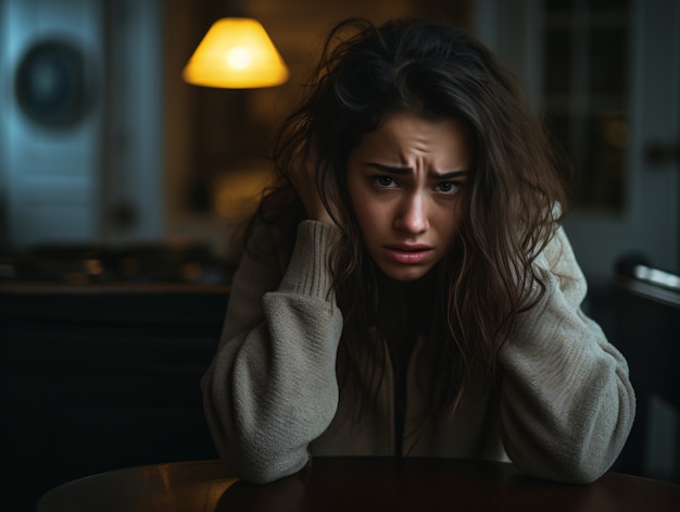 Personne souffrant d'anxiété