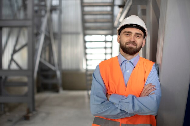 Personne travaillant dans le bâtiment et la construction