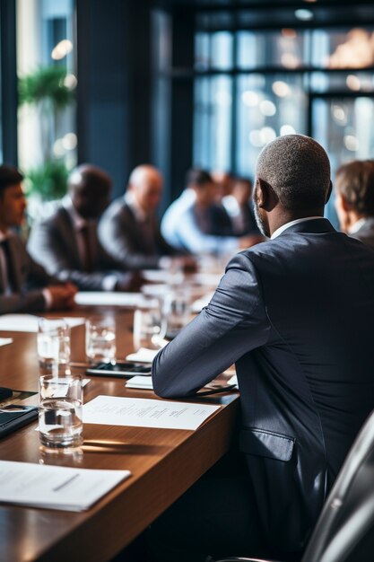 Personnes prenant part à un événement de haut protocole