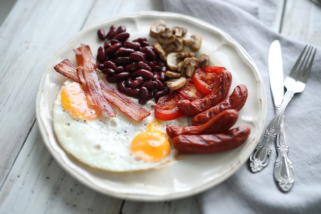 Petit déjeuner anglais