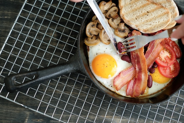 Petit déjeuner anglais