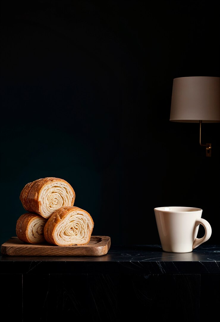 Photo gratuit un petit déjeuner élégant et minimal.