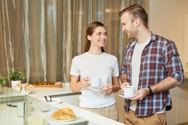 Petit déjeuner le matin