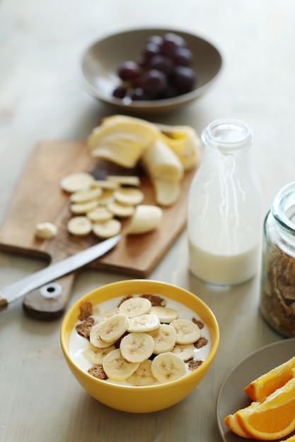 Petit-déjeuner sain