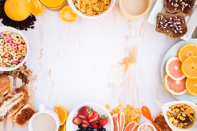 Photo gratuite petit déjeuner