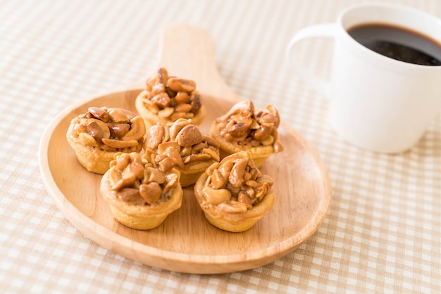 Petit gâteau au caramel au café