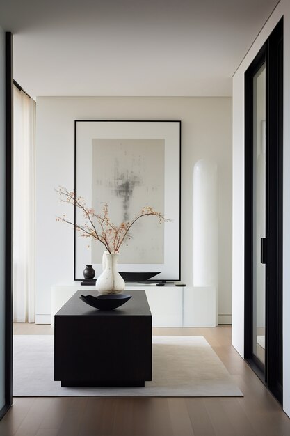 Petite entrée de style moderne