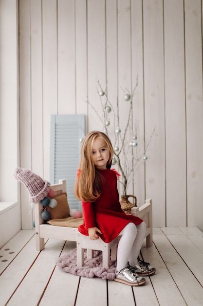 petite fille au studio