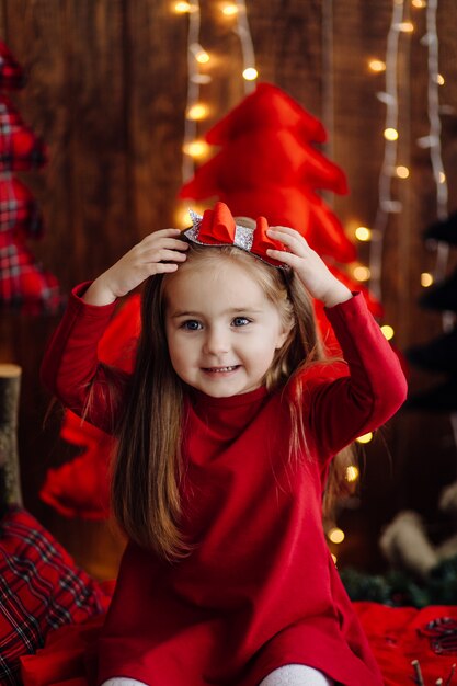 Petite fille au studio