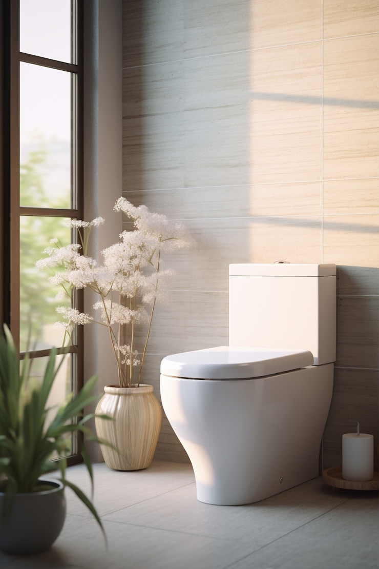 Photo gratuit petite salle de bain au style design moderne