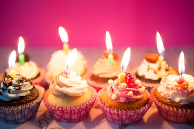 petits gâteaux d&#39;anniversaire