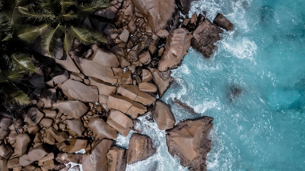 photo aérienne fonds d'écran océan indien