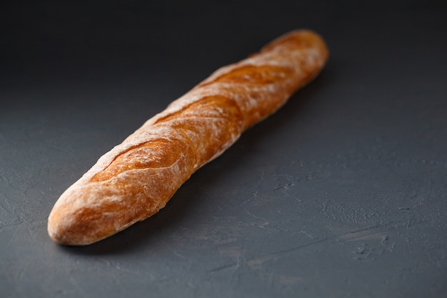 Photo en gros plan d'une baguette française