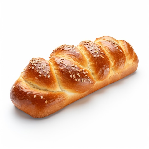 Photo gratuite photo de pain danois fait maison sur fond clair