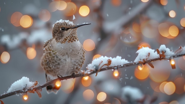 Photo gratuite photorealistic view of beautiful hummingbird in its natural habitat