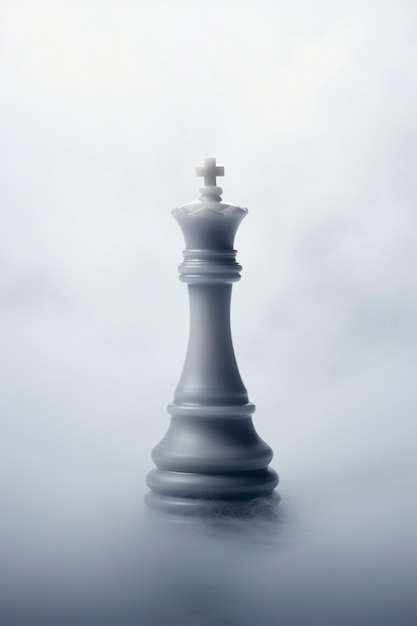 Photo gratuite pièce d'échecs dramatique