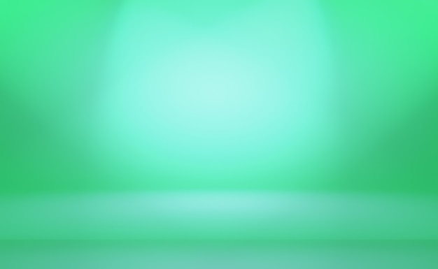 Pièce vide de fond abstrait dégradé vert avec un espace pour votre texte et votre image.