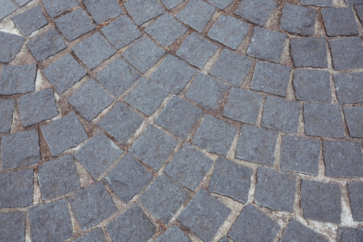 Photo gratuit pierre cobble route fond