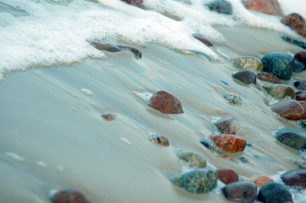 Photo gratuite pierres dans le sable