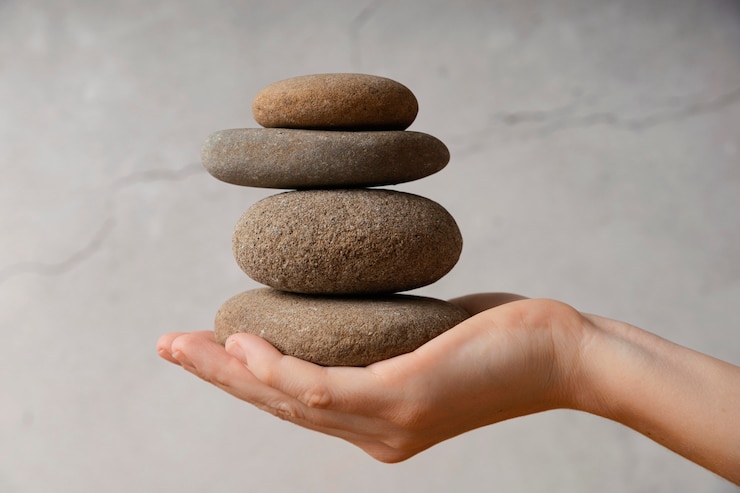 Photo gratuit pierres pour la méditation