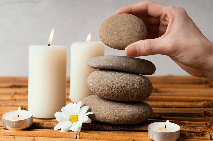 Photo gratuit pierres pour la méditation