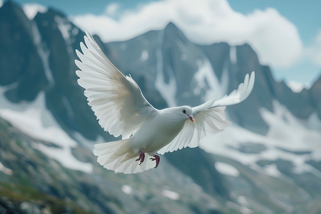 Photo gratuite le pigeon dans son environnement naturel