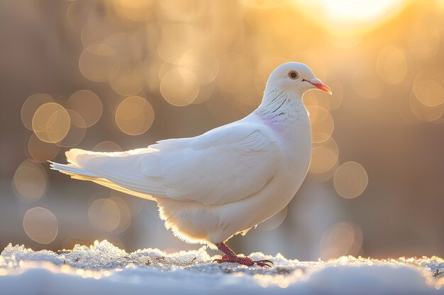 Le pigeon dans son environnement naturel