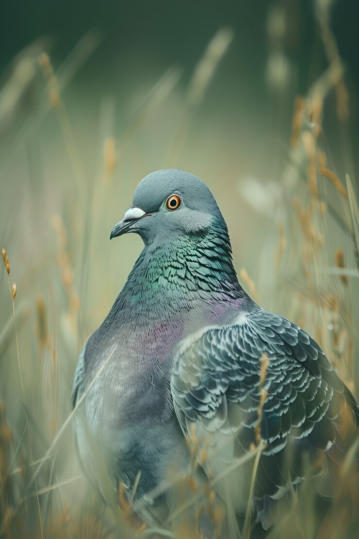 Photo gratuit le pigeon dans son environnement naturel