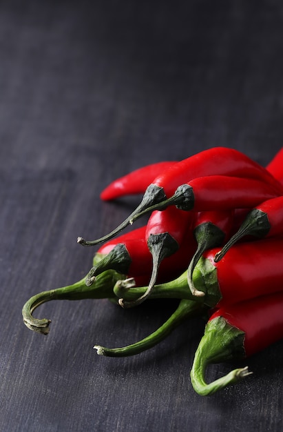 Photo gratuite piments rouges