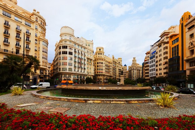 Placa del Ajuntament à Valence, Espagne