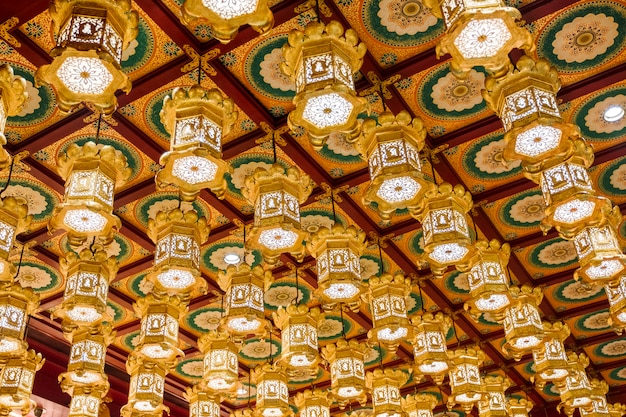 plafond du temple