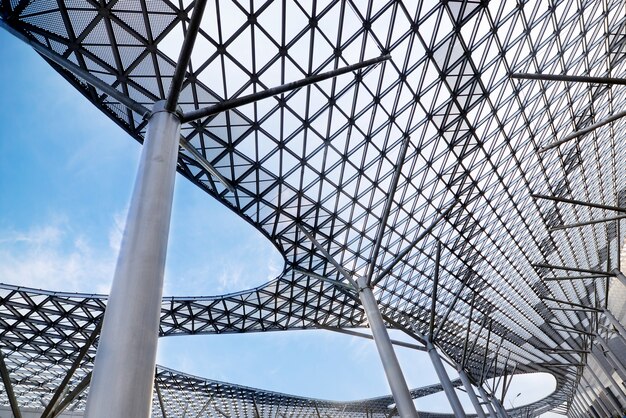 Plafond de structure en verre