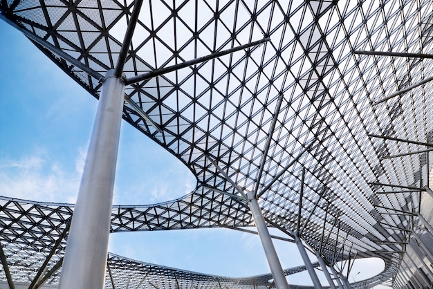 Plafond de structure en verre